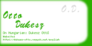 otto dukesz business card