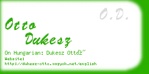 otto dukesz business card